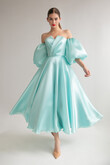 Grace Tiffany Blue Midi Dress
