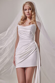 Gabi preview photo # 5 Gabi Short Strapless Draped Dress preview photo # 5