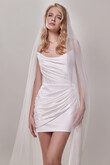 Gabi preview photo # 6 Gabi Short Strapless Draped Dress preview photo # 6