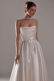 Nelly preview photo # 4 Nelly Strapless Satin Ball Gown preview photo # 4