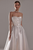 Nelly preview photo # 5 Nelly Strapless Satin Ball Gown preview photo # 5