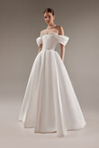 Fly preview photo # 1 Minimalist off-the-shoulder ball gown Fly preview photo # 1