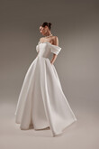 Fly preview photo # 4 Minimalist off-the-shoulder ball gown Fly preview photo # 4