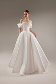Fly preview photo # 3 Minimalist off-the-shoulder ball gown Fly preview photo # 3