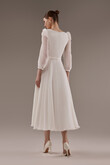 Modest A-Line Midi Bridal Gown Valerie preview photo # 5