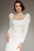 Berta preview photo # 11 Long Sleeve Crepe Wedding Dress Berta preview photo # 11