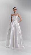 Nelly preview video # 2 Nelly Strapless Satin Ball Gown preview video # 2