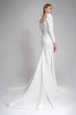 Berta preview photo # 13 Long Sleeve Crepe Wedding Dress Berta preview photo # 13