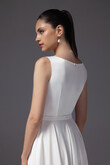 Gabby preview photo # 5 Gabby Minimalist Cowl Neck A-Line Gown preview photo # 5