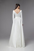 Elizabeth Minimalist Square Neck Dress preview photo # 11