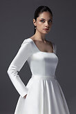 Elizabeth Minimalist Square Neck Dress preview photo # 6