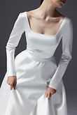 Elizabeth Minimalist Square Neck Dress preview photo # 10