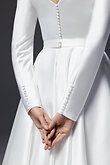 Elizabeth Minimalist Square Neck Dress preview photo # 32