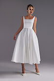 Vlada midi preview photo # 3 Vlada Midi Square Neck Wedding Dress with Pockets preview photo # 3
