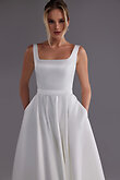 Vlada midi preview photo # 5 Vlada Midi Square Neck Wedding Dress with Pockets preview photo # 5