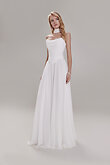 Crystal preview photo # 3 Strapless Chiffon Bridal Set with Corset and Skirt preview photo # 3
