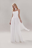 Crystal preview photo # 6 Strapless Chiffon Bridal Set with Corset and Skirt preview photo # 6