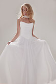Crystal preview photo # 5 Strapless Chiffon Bridal Set with Corset and Skirt preview photo # 5