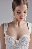 Off-White Lace Bridal Corset Niam preview photo # 5