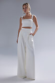 Andrea Top preview photo # 3 Andrea Modern Satin Corset Crop Top preview photo # 3
