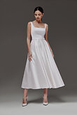 Vlada midi preview photo # 11 Vlada Midi Square Neck Wedding Dress with Pockets preview photo # 11