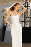 Ivory Mikado Drop Waist Corset preview photo # 16