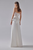 Riki Strapless Lace Peplum Bridal Suit preview photo # 4