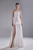 Palmira Modern Strapless Drop Waist Bridal Set preview photo # 4