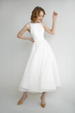 Filici midi preview photo # 7 Filici Minimalist Midi Wedding Dress preview photo # 7