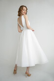 Filici midi preview photo # 10 Filici Minimalist Midi Wedding Dress preview photo # 10