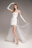 Charissa preview photo # 2 Charissa Sparkly Illusion Neck Tulle Wedding Dress preview photo # 2