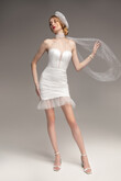 Charissa mini preview photo # 2 Charissa Sparkly Tulle Mini Dress preview photo # 2
