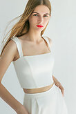 Andrea Top preview photo # 12 Andrea Modern Satin Corset Crop Top preview photo # 12