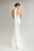 Charlie Halter Plunge Mermaid Gown preview photo # 9