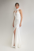 Charlie Halter Plunge Mermaid Gown preview photo # 5