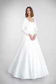 Elizabeth Minimalist Square Neck Dress preview photo # 26