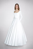 Elizabeth Minimalist Square Neck Dress preview photo # 21