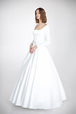 Elizabeth Minimalist Square Neck Dress preview photo # 24
