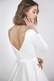 Elizabeth Minimalist Square Neck Dress preview photo # 29