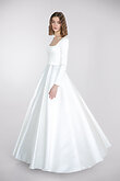Elizabeth Minimalist Square Neck Dress preview photo # 22