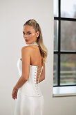 Ivory Mikado Drop Waist Corset preview photo # 12
