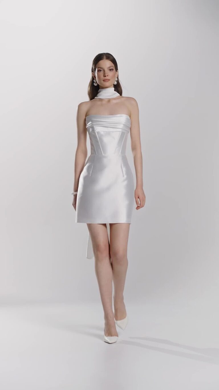 Assa preview video # 2 Assa Short Strapless Corset Dress