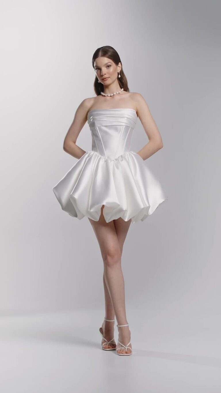 Vanessa preview video # 2 Vanessa Short Strapless Corset Dress