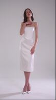 Nina Midi Skirt with Slit preview video # 2