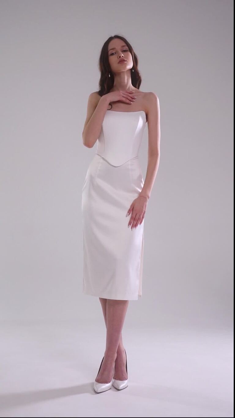 Nina Midi Skirt with Slit
