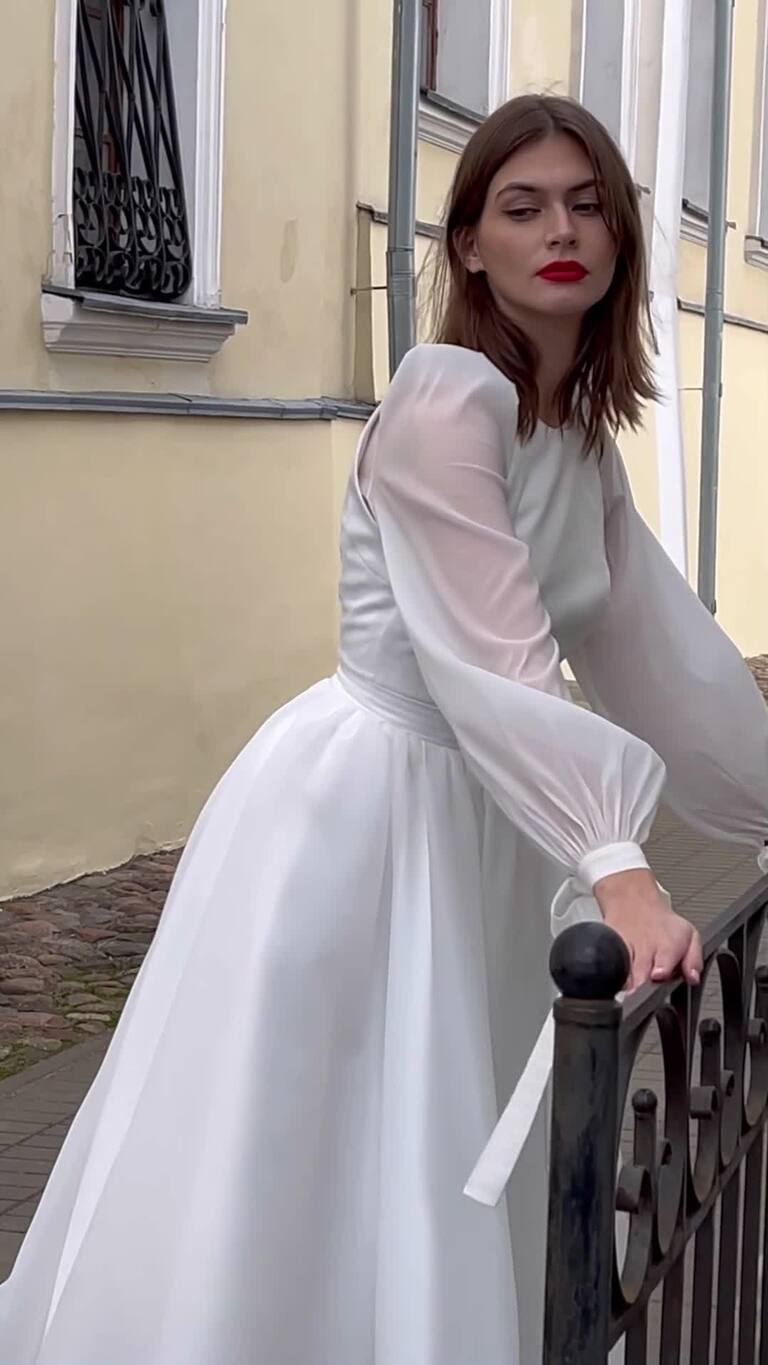 Filici Midi & Blouse preview video # 23 Filici Midi Dress with Long Sleeve Blouse