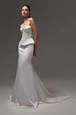 Gina Skirt preview photo # 8 Ivory Stretch Satin Mermaid Skirt preview photo # 8