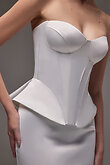Gina Corset preview photo # 13 Ivory Strapless Peplum Bridal Corset preview photo # 13
