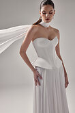 Gina Corset preview photo # 5 Ivory Strapless Peplum Bridal Corset preview photo # 5