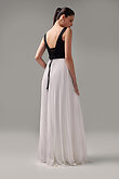 Casia Corset preview photo # 4 Black Satin Square Neck Evening Corset preview photo # 4